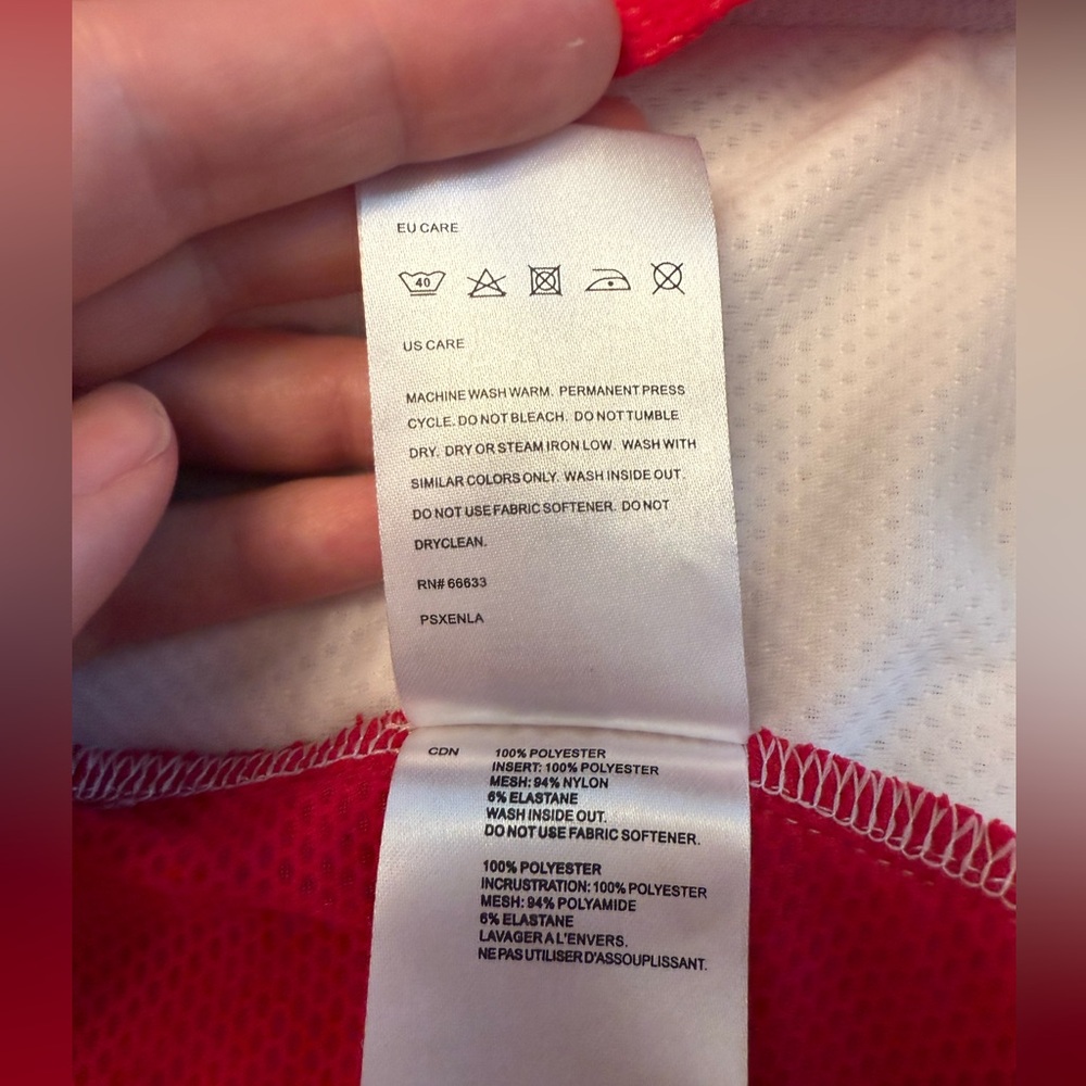 Gore Bike Wear Jersey Top Sz XL Red White - Picture 6 of 6